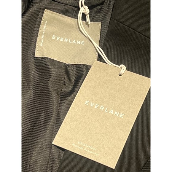 Everlane The 80s Blazer in Black  New Womens Oversized Jacket - Picture 10 of 16